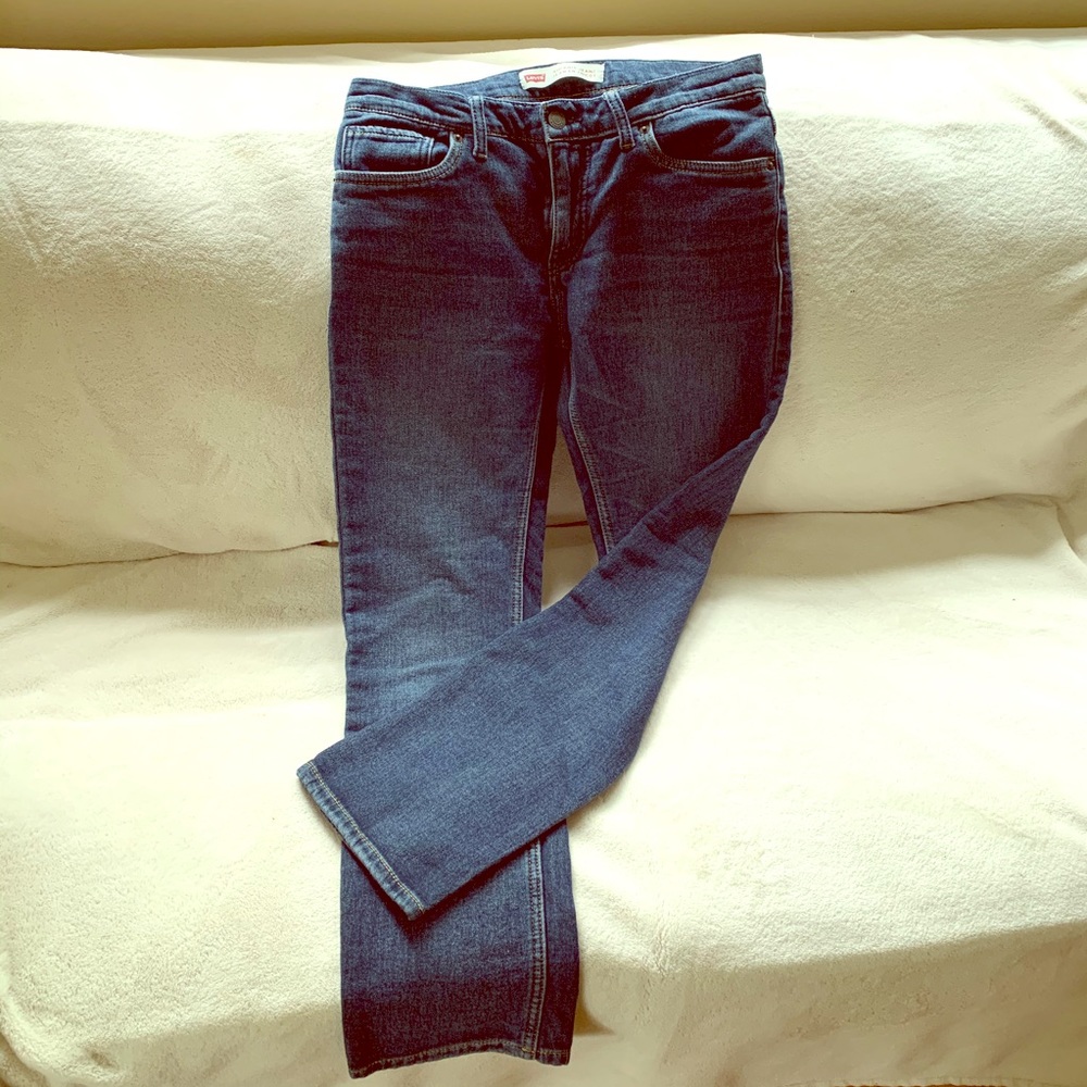 Levi’s straight leg, medium blue  511 jeans